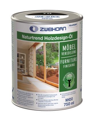 HOLZDESIGN-ÖL NATURWEISS<br/>6051180  NHDO 10  0,75 LTR (VE6) title=